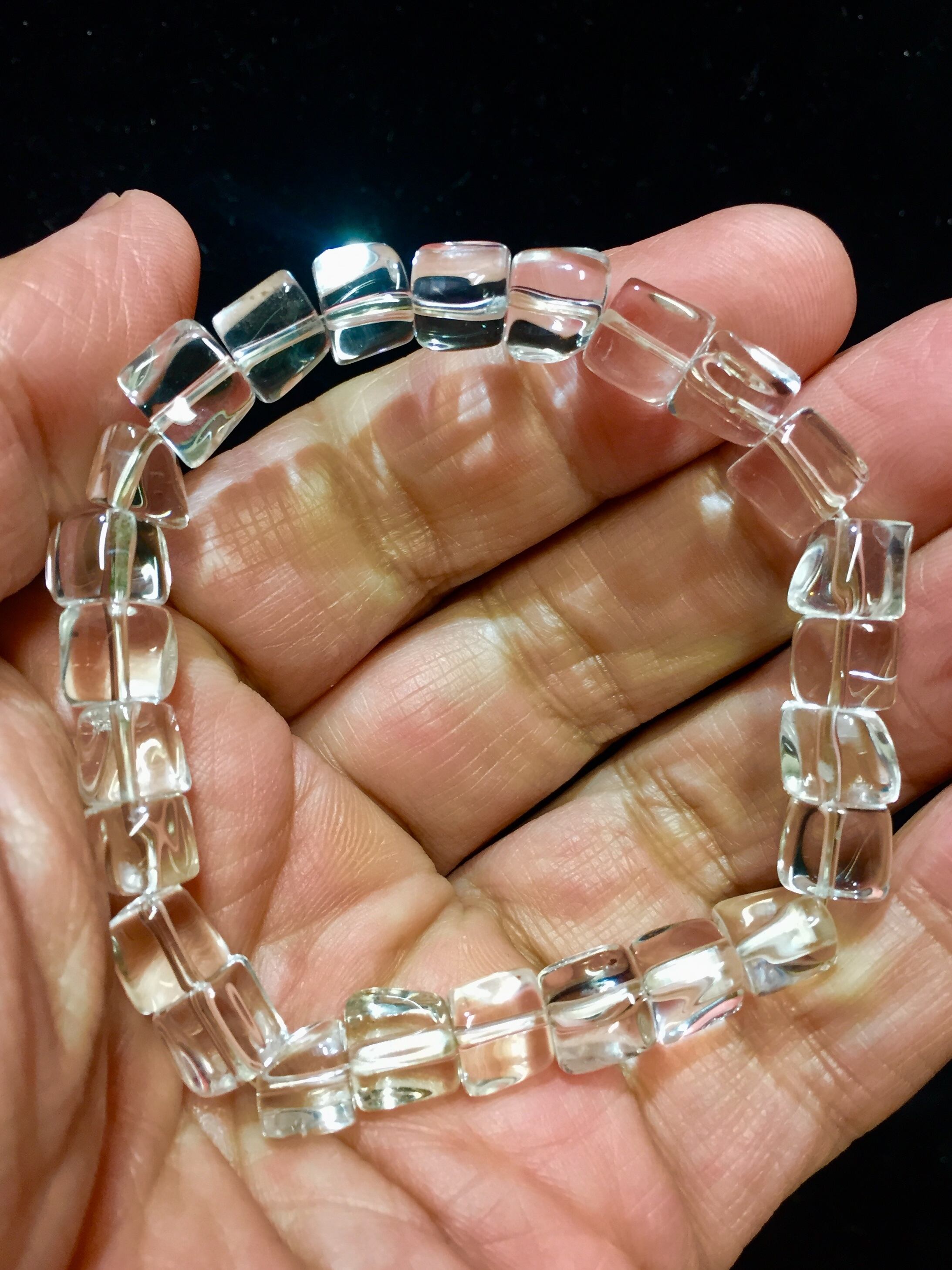 乙女鉱山産水晶8mmブレスレット超クリアー