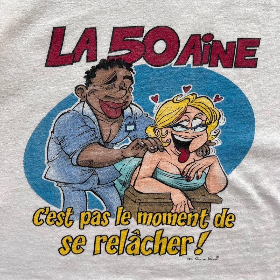 ユーロビンテージ 90s エロT セクシー Tシャツ ヨーロッパ 半袖 XL