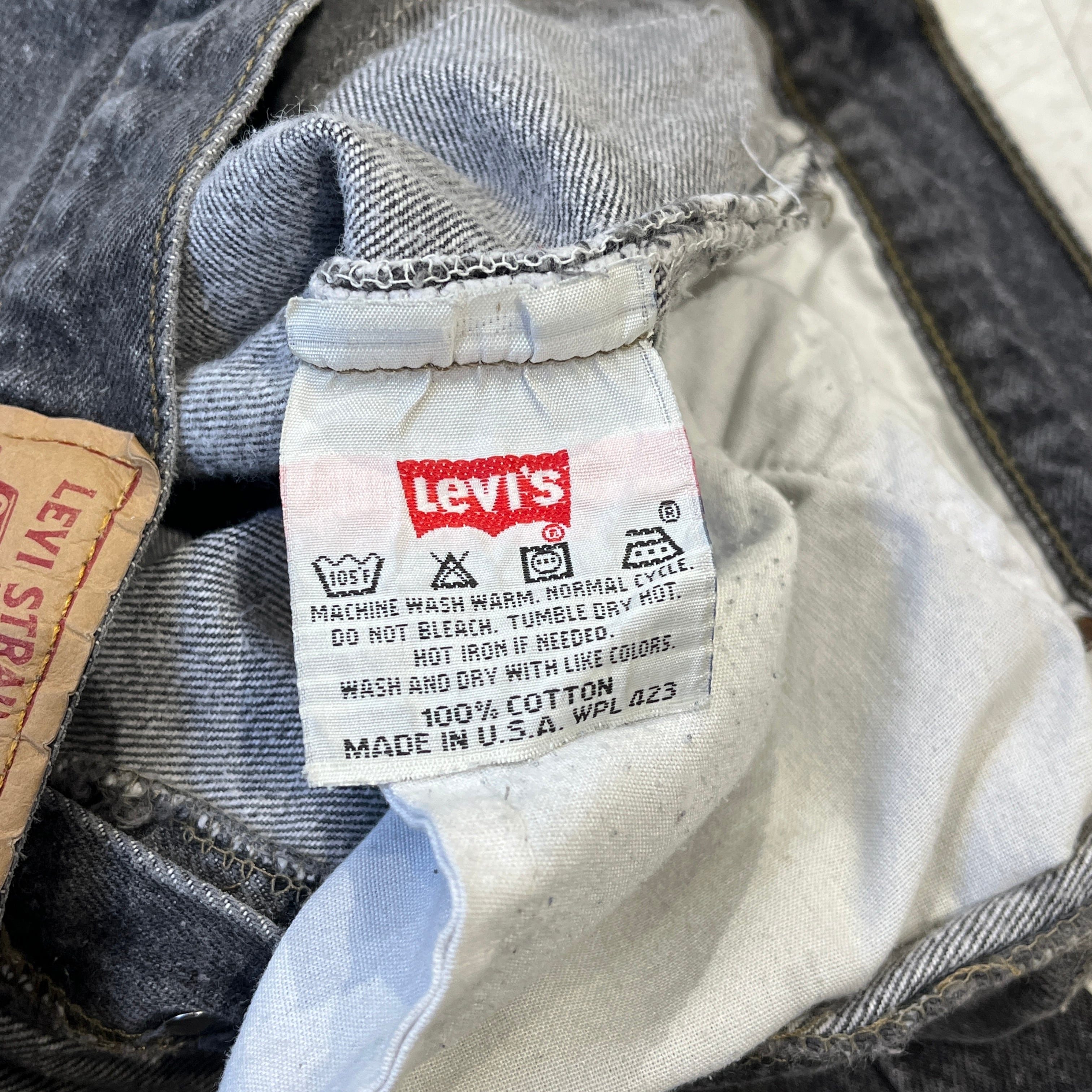 90s Levi's 501 Black Denim Pants 90年代 リーバイス ブラックデニム
