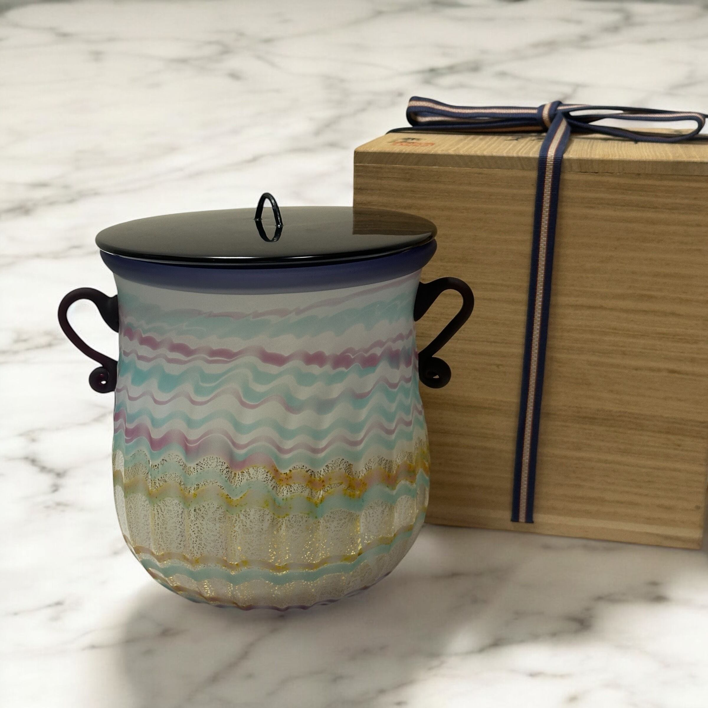 B197 元永定正 榊莫山 合作 水彩画 色ハ香リハ 書画 1987年 額装 共