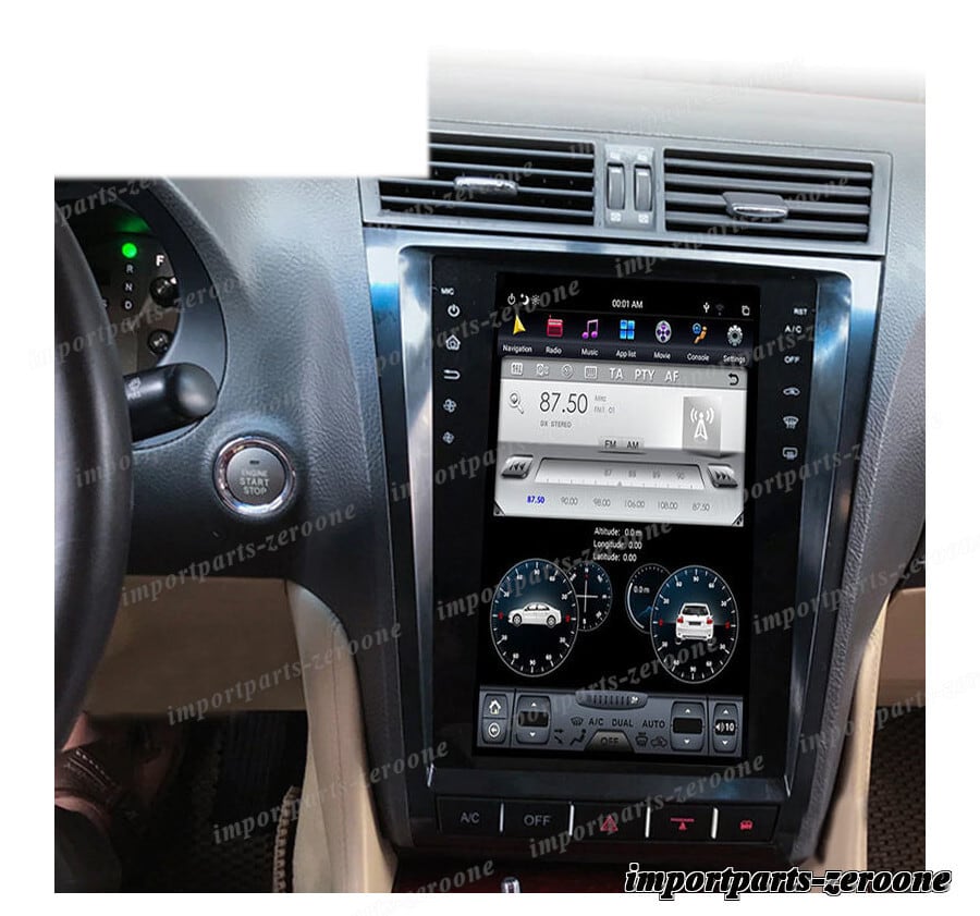 11.8インチ レクサス GS 2004-2012 テスラスタイルアンドロイド