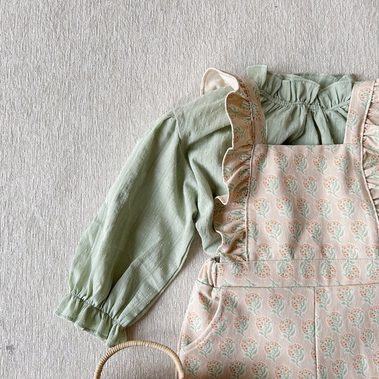 sold out»«pour enfant» リーフフリルパンツ 2colors | 子供服 capucapu