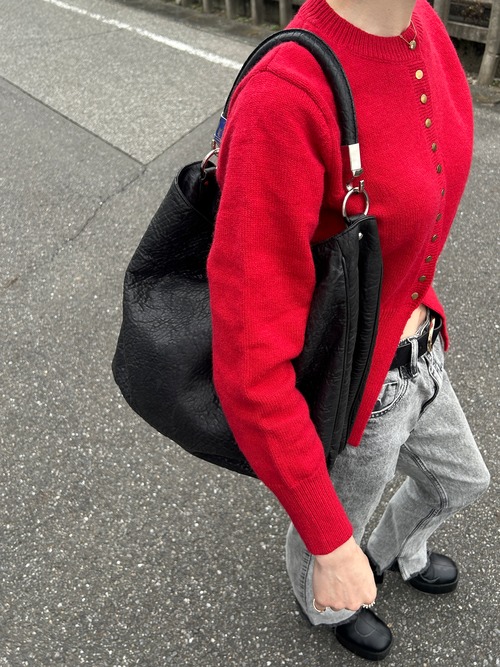 Yves Saint Laurent イヴ・サンローラン ショルダーバッグ ブラック YSL レザー ホーボーバッグ vintage ヴィンテージ オールド ib3ifn