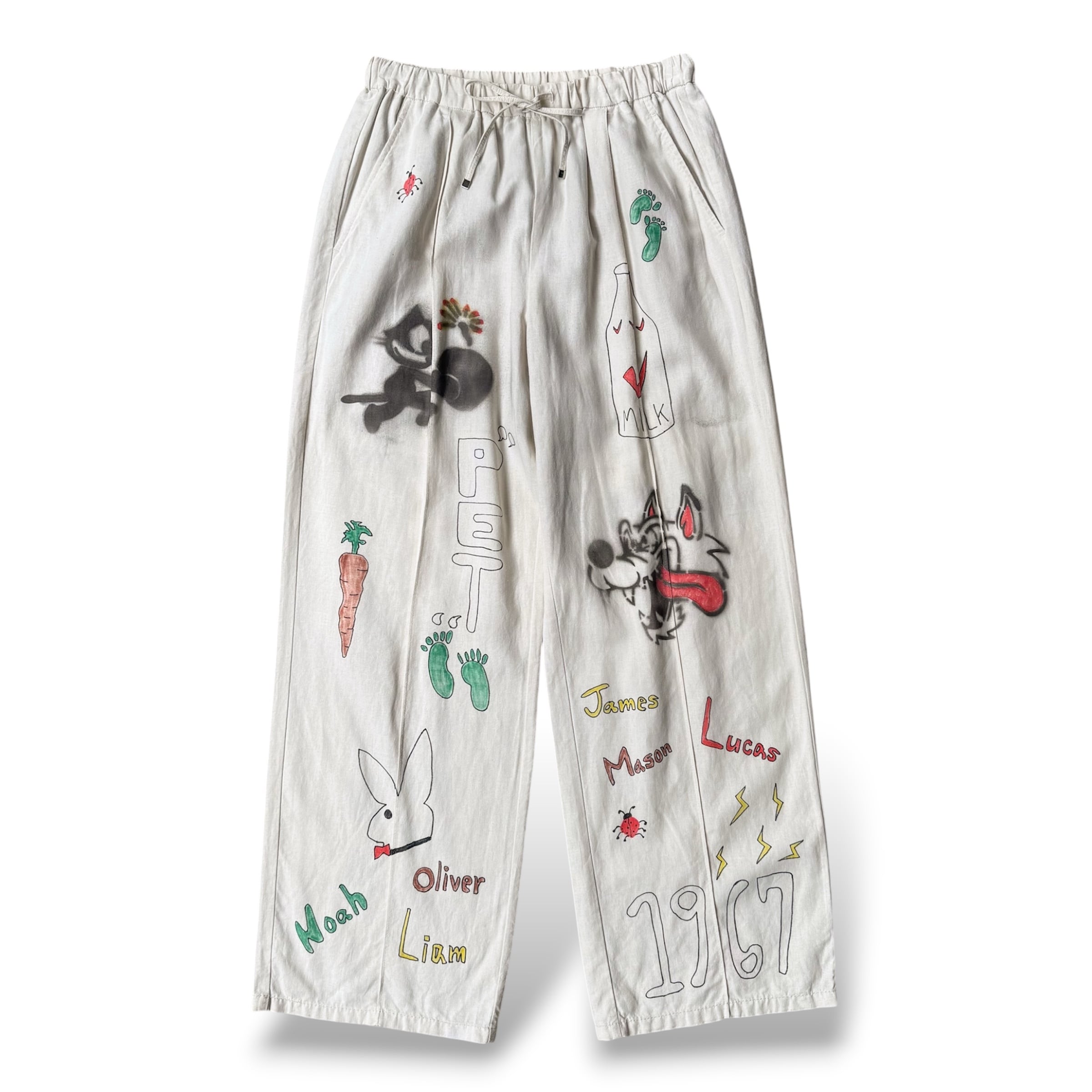LEVI'S】 HAND PAINT ROCK STYLE DENIM PANTS / リーバイス ハンド