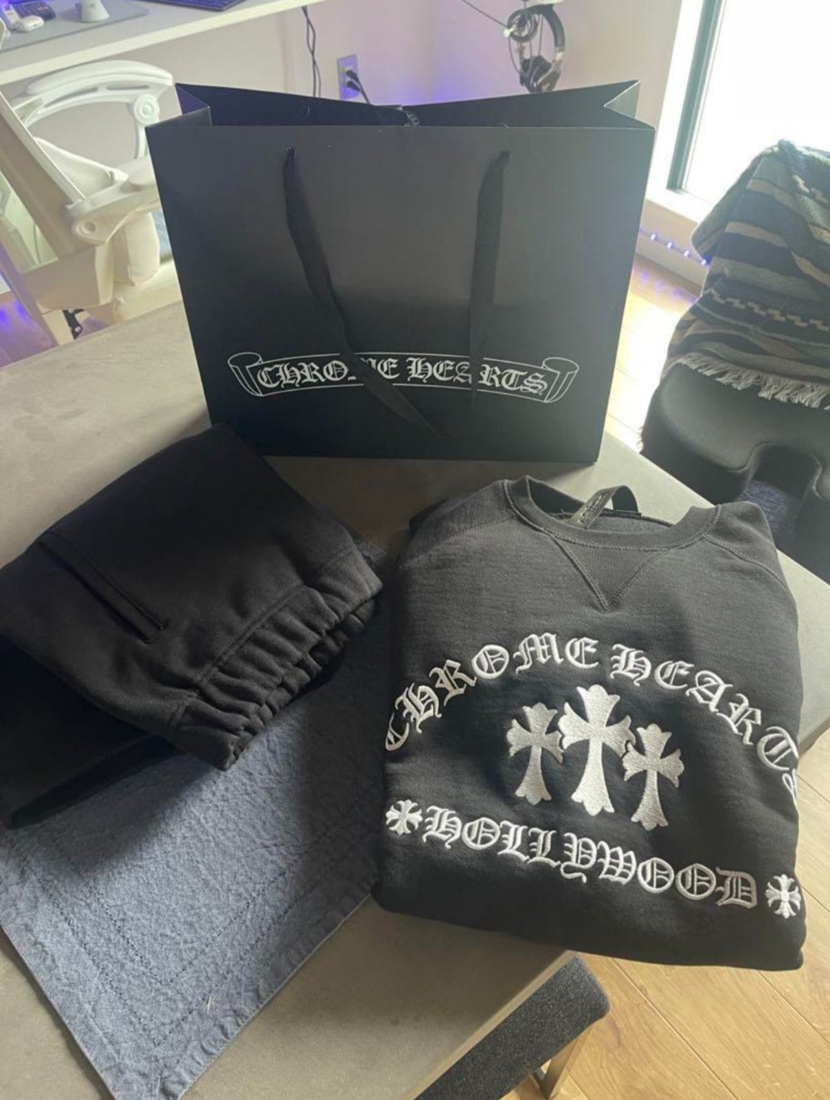 CHROME HEARTS クロムハーツ トレーナー スウェット ハーフパンツ