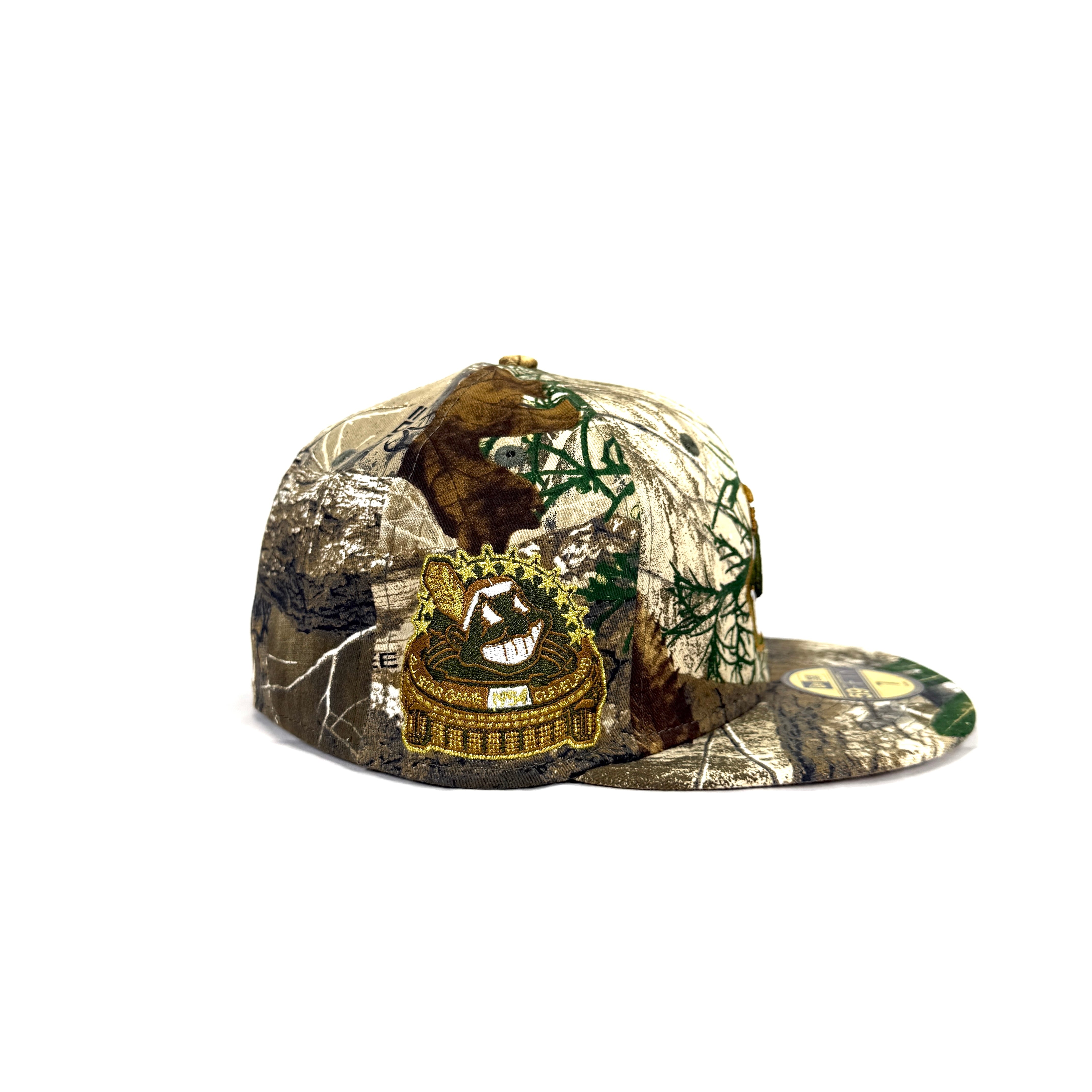 Real tree camo Chief Wahoo Cleveland Indians 1954 ALL STAR New Era