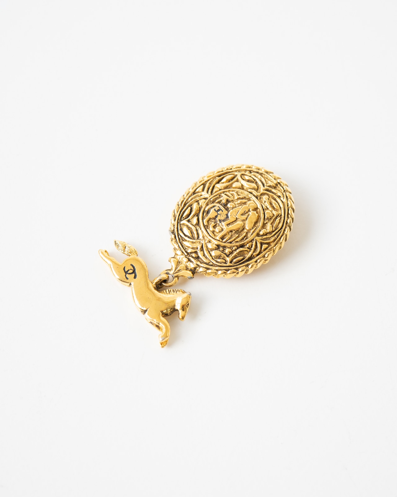 〈CHANEL〉Horse Charm Brooch 1980s