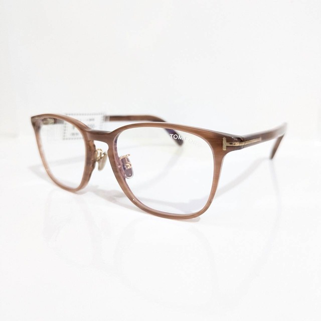 【TOM FORD】ウエリントンセルフレーム　ライトブラウン