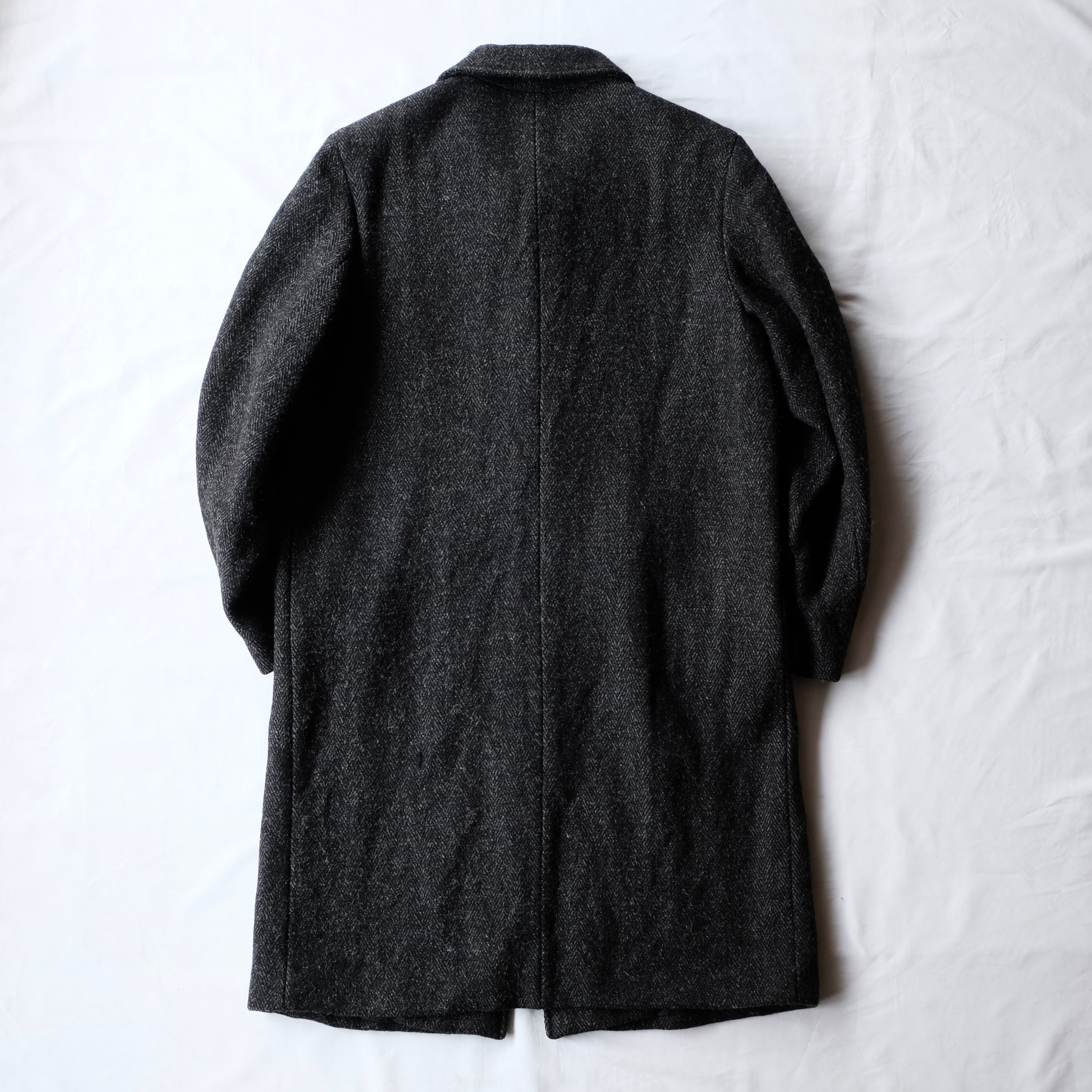 agnes b. HOMME MADE IN FRANCE TWEED LONG COAT | safarionline