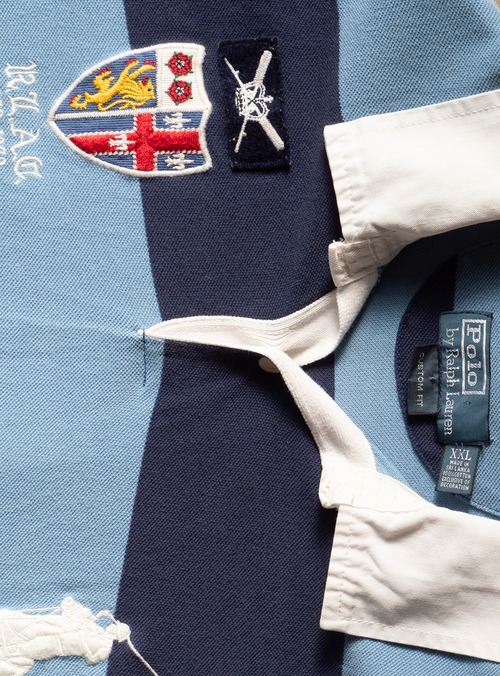 "Polo by Ralph Lauren" used Big pony rugby shirt