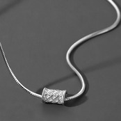 スネークチェーン シリンダー型ペンダント af0157