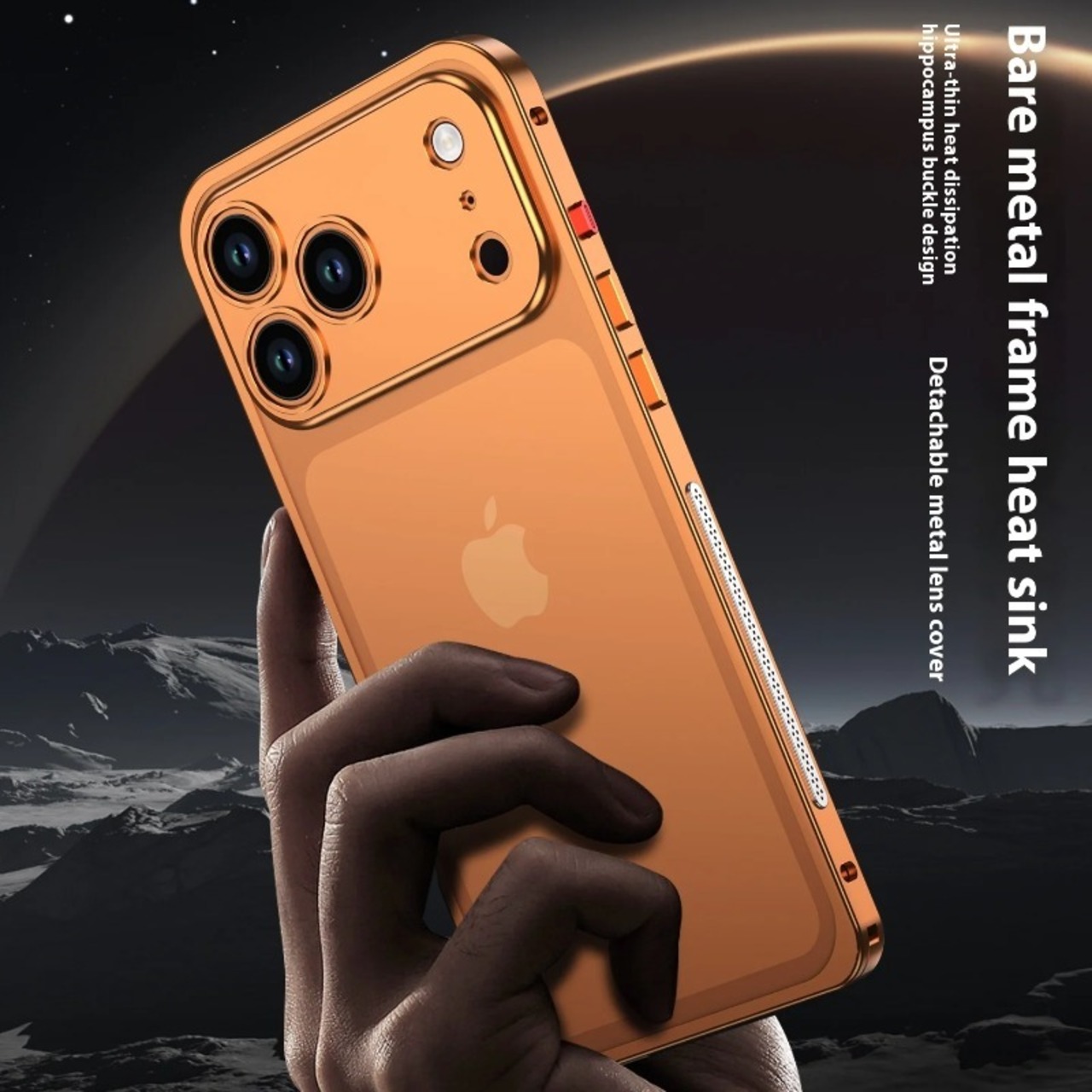 ◆iPhone 17/Pro/Pro Max/Air◆ Lock Metal Frame + Camera Cover Case / ロック メタルフレーム + カメラ カバー スマホケース