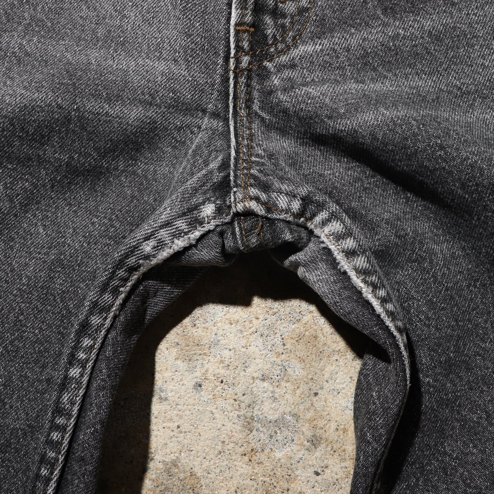 経年◎ 36×32 先染め 505 米国製 Levi 