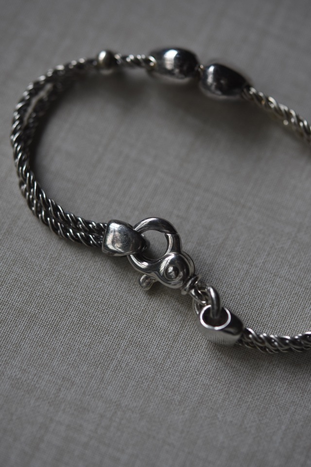 IORI／"Tiffany & Co." bracelet／Double rope Heart