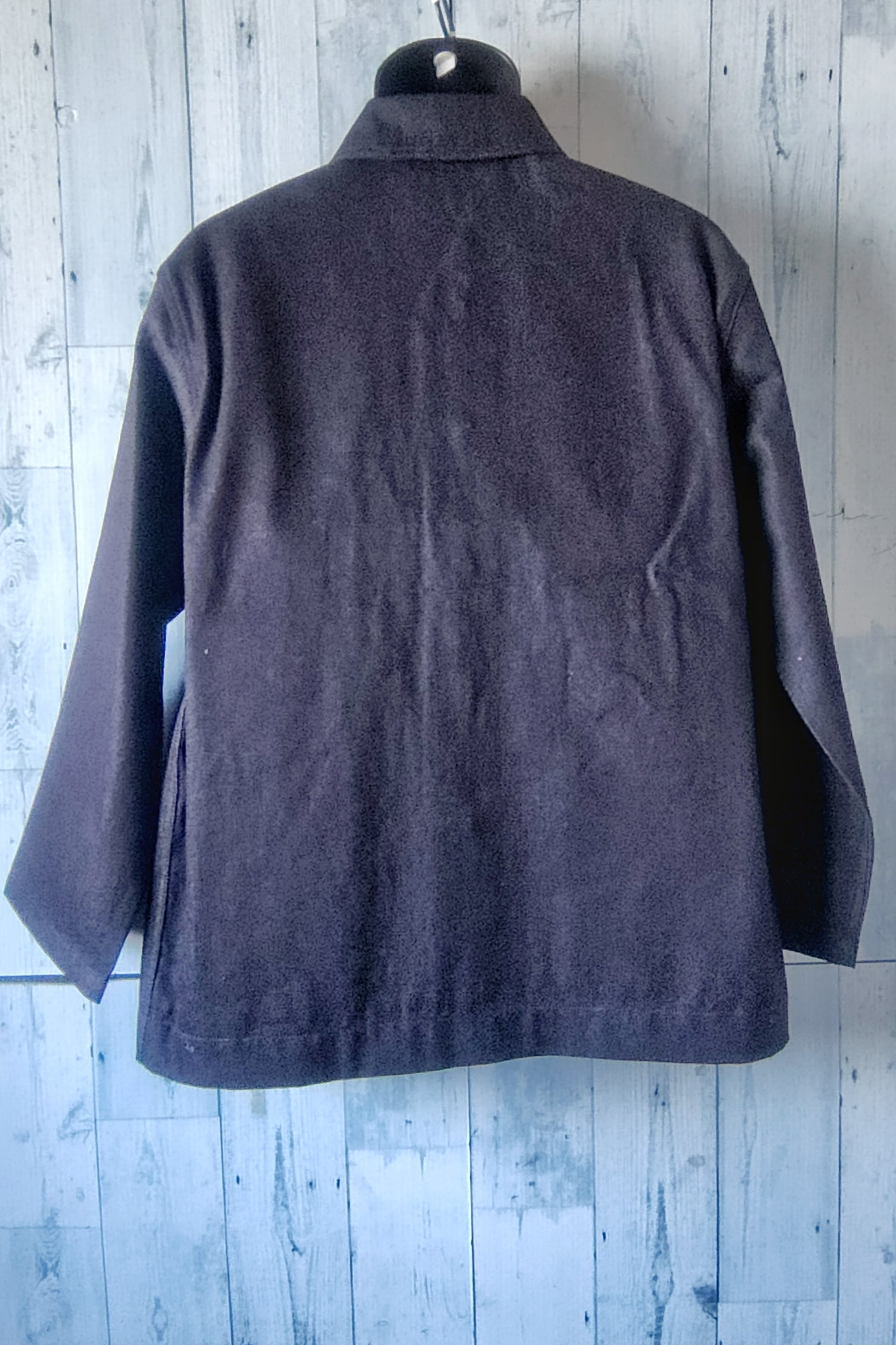 USタイプ NAVY デニムワークジャケット ショールカラー 新品】USタイプ NAVY デニムワークジャケット ショールカラー