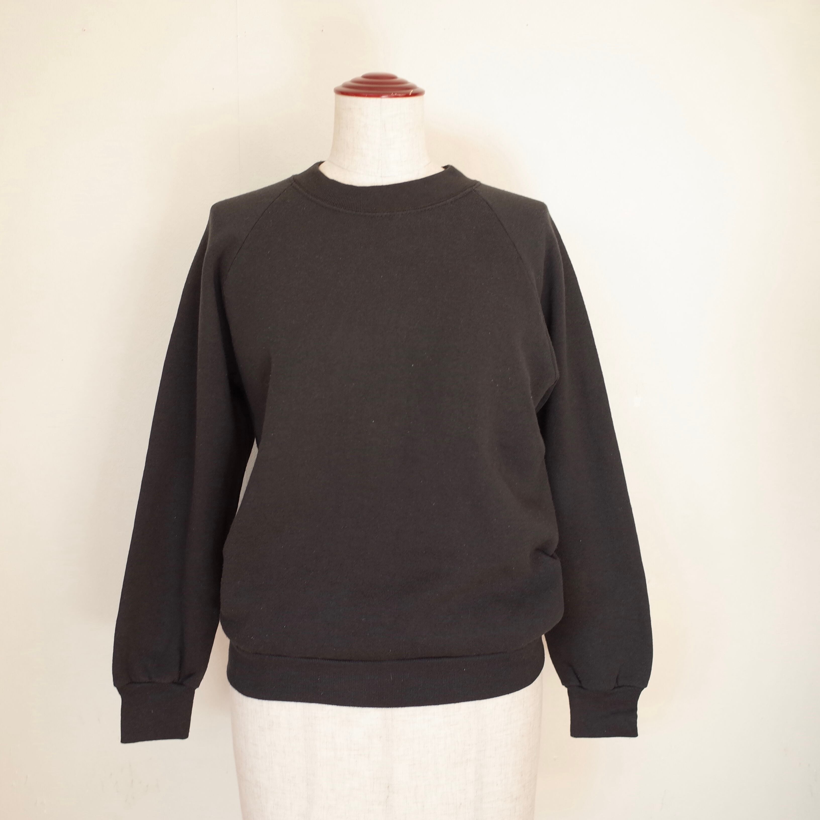 90s plain sweat "black"