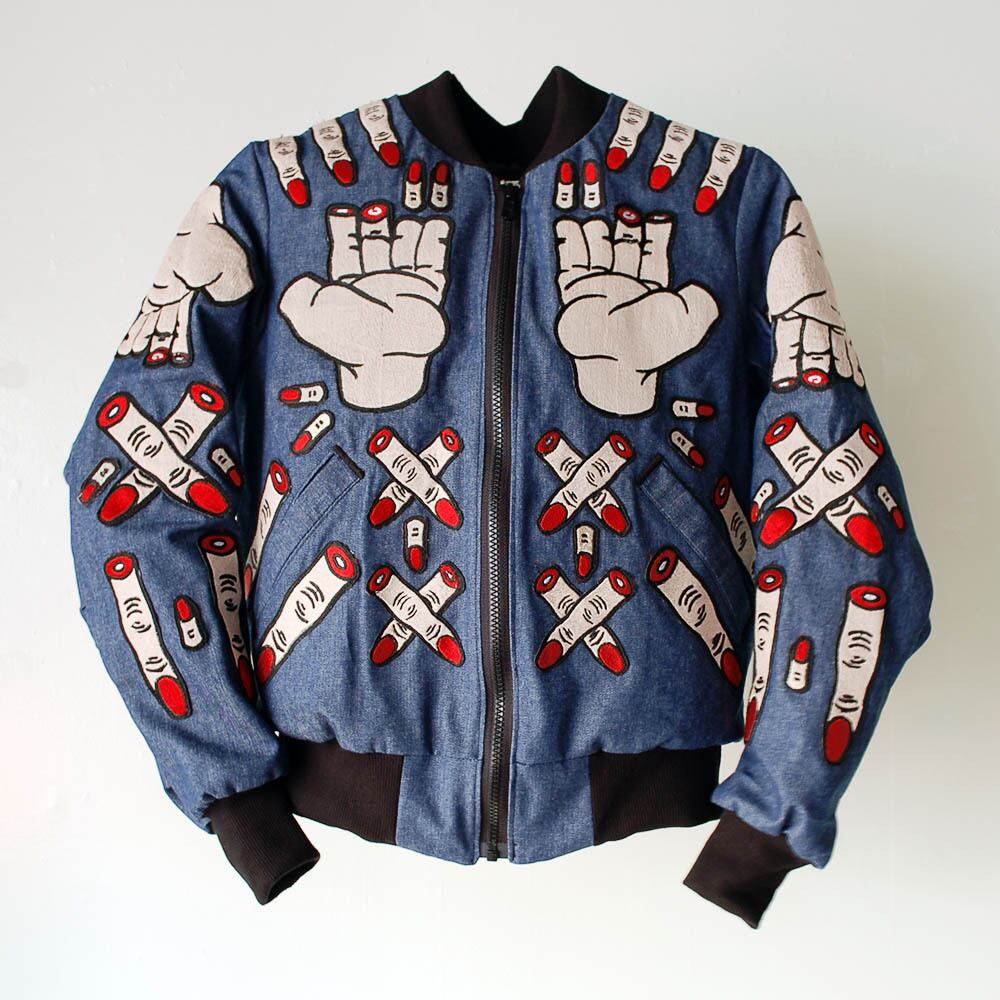 TABINARY Finger chopped bomber | excube.e_shop