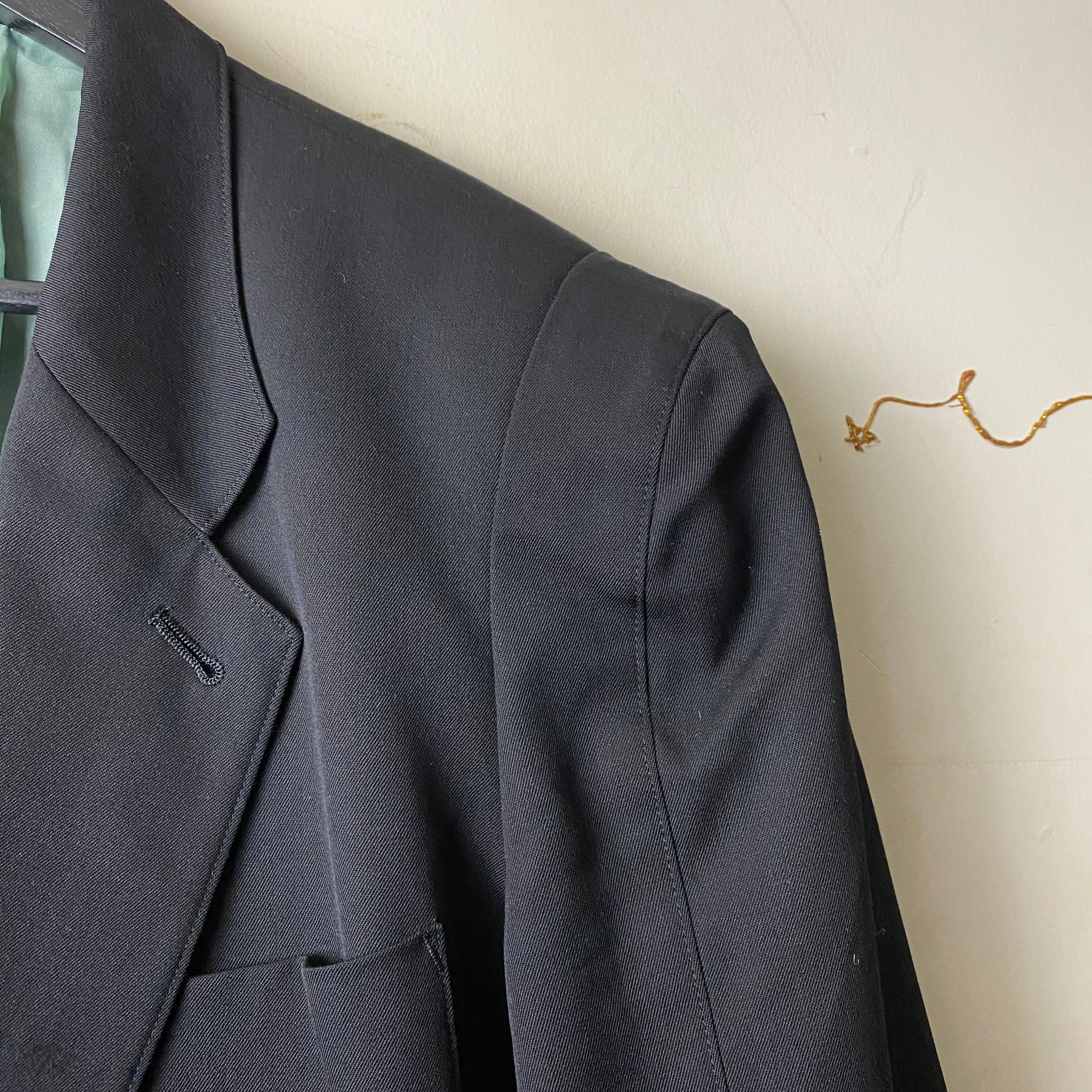 JEAN PAUL GAULTIER HOMME power shoulder tailored jacket | NOIR ONLINE