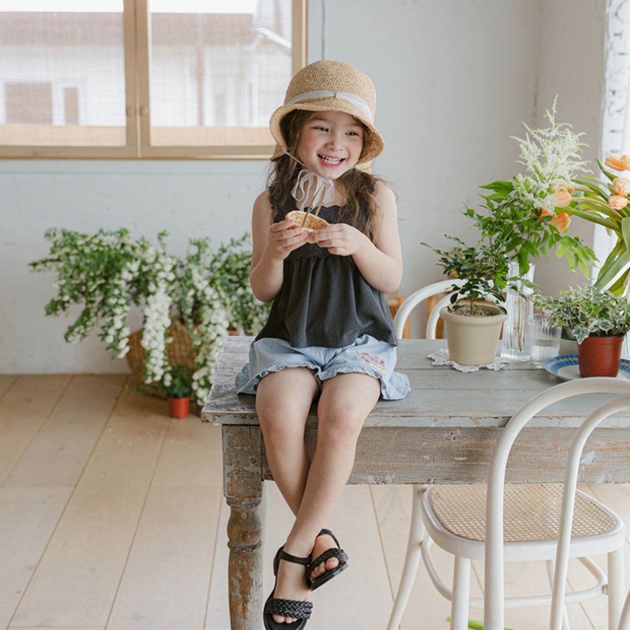 夏レースデザインタンクトップ