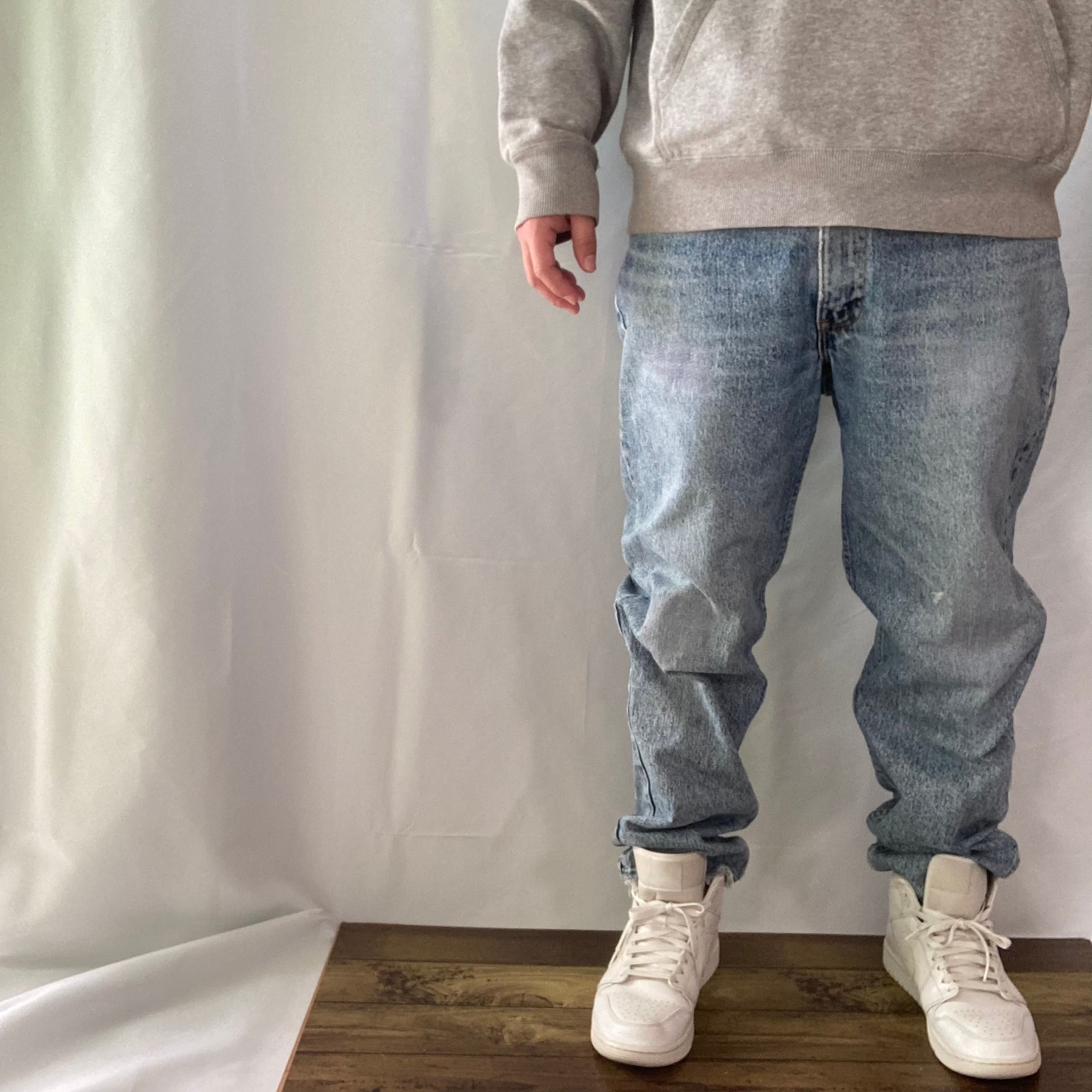 【Levi’s 550】W36×L30 Made in USA Denim Jeans リーバイス 550 ブルーデニム ジーンズ ジーパン  テーパード リラックスフィット アメリカ USA 古着