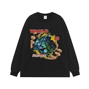 VINTAGE ストリート ルービックキューブ Tシャツ T1795