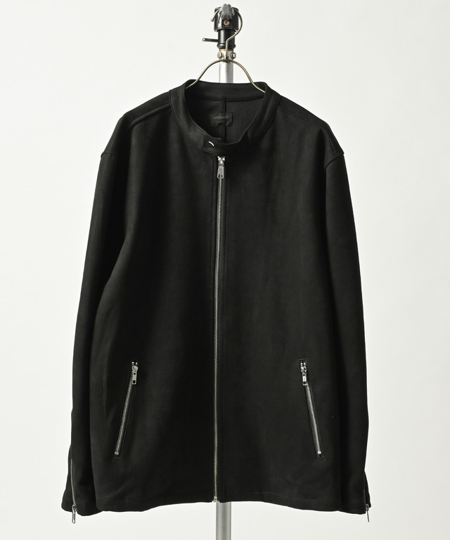 MMMM Suede Ponte Biker Jacket (CHA) 24011M26