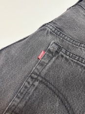 90s Levi’s 501 BLACK DENIM PANTS MADE IN USA Size W38L30→W36L30