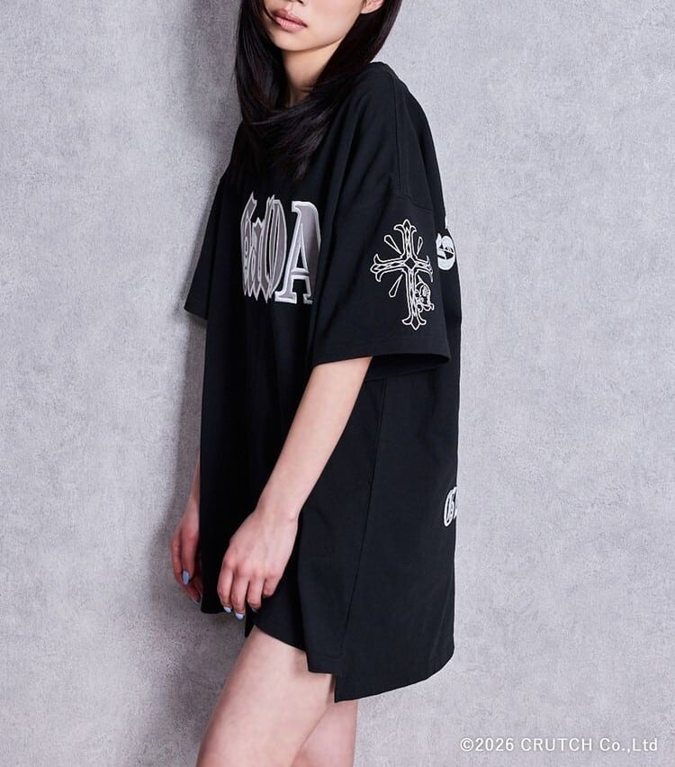 GYDA】GYDA×GALFY BACK LOGO BIG Tシャツ | MARKS by sourin
