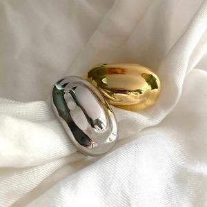 18k plump volume ring【 2color 】