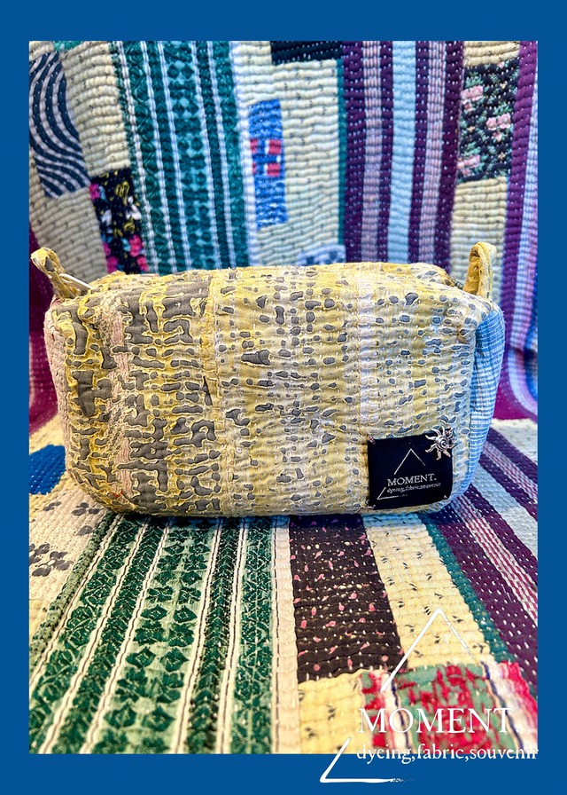 VINTAGE KANTHA POUCH_006.SUN