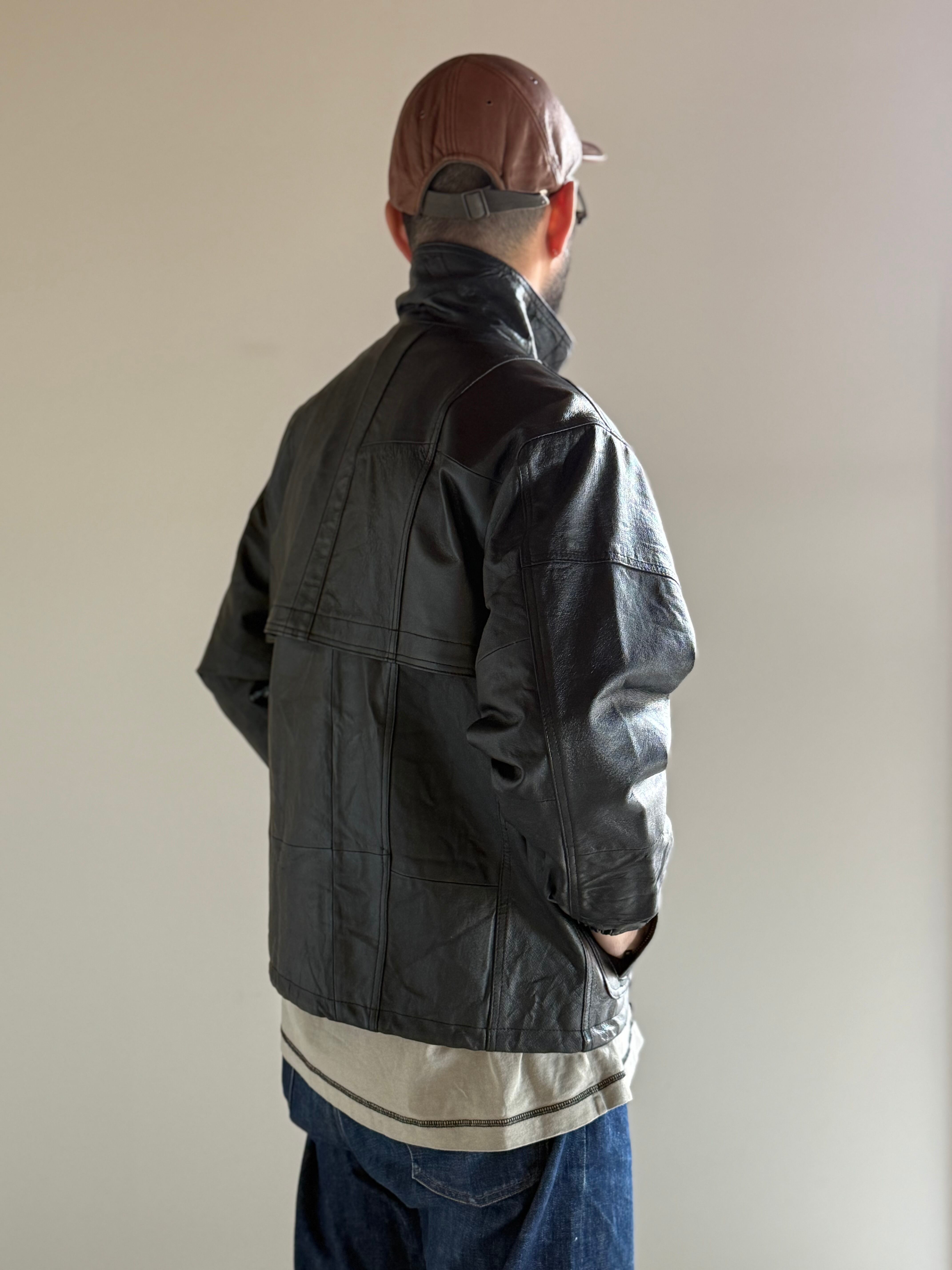 YOUSED【RETRO BAGGIES LEATHER JACKET】 | LARGE LAB TOWN