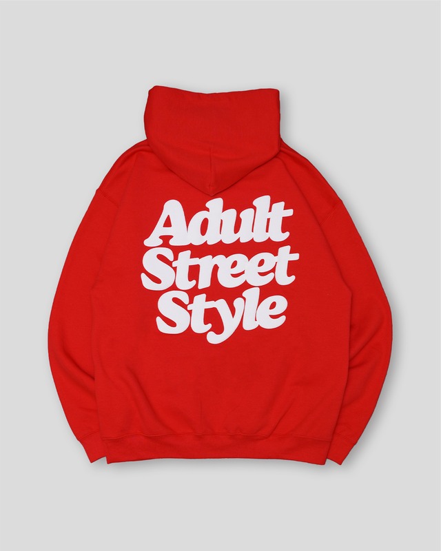 MM ASS LOGO HOODIE  RED