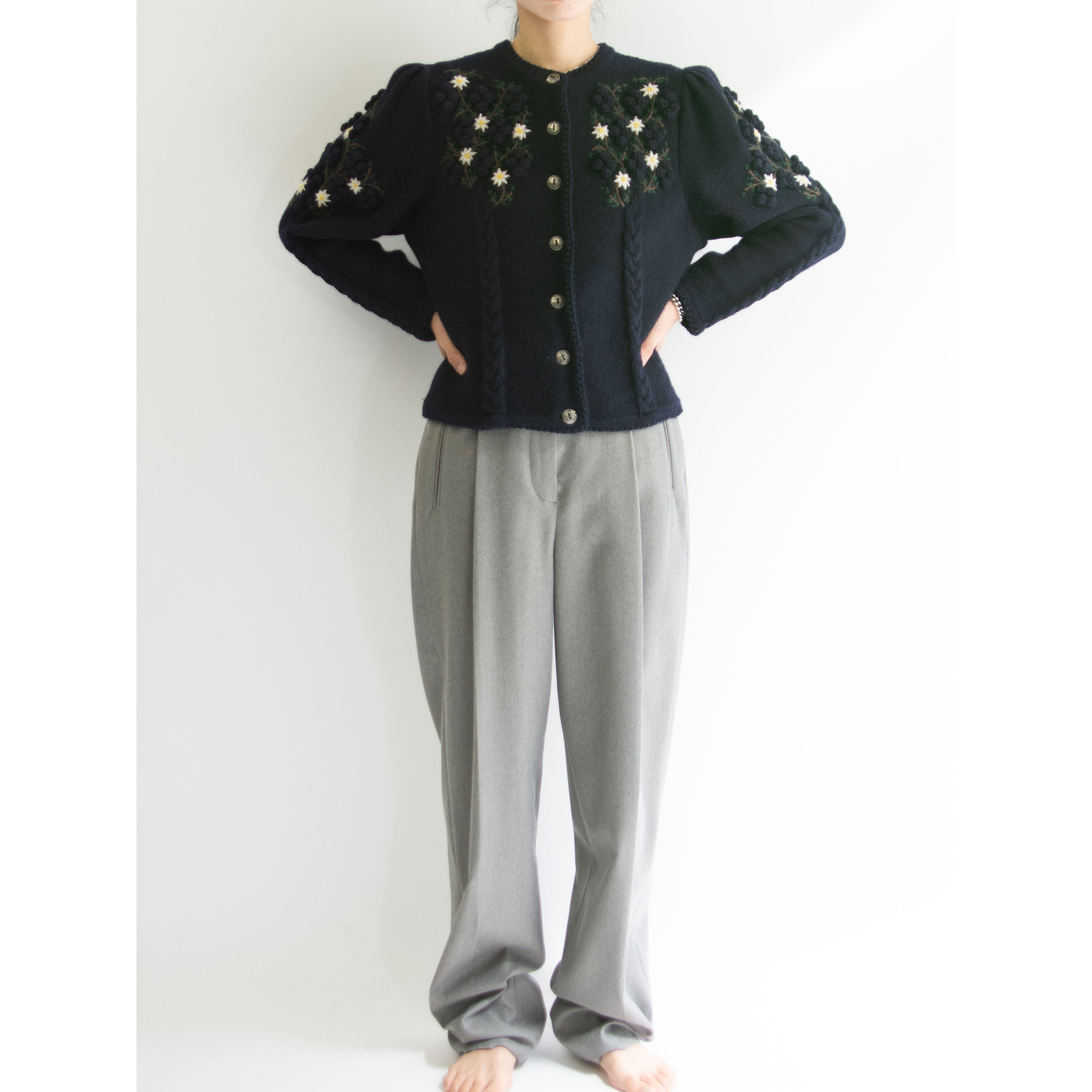 【McDavid】Made in West Germany 100% Wool Knit Cardigan(西ドイツ製 ウールニットカーディガン)