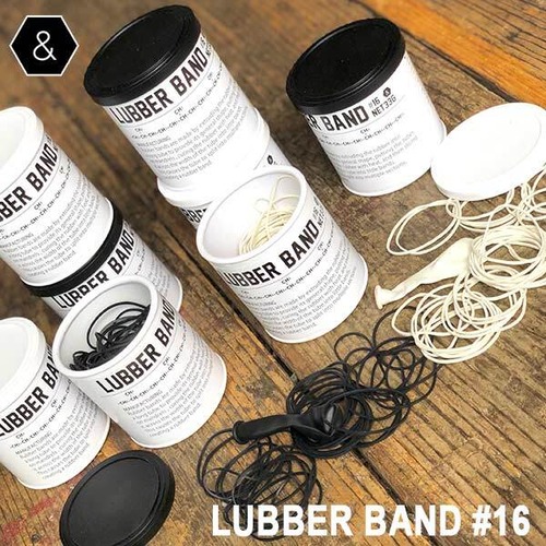 LUBBER BAND #16 ラバーバンド 輪ゴム ＆NUT