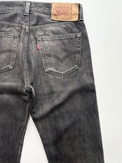 90s Levi’s 501 BLACK DENIM PANTS MADE IN USA Size W32L30→W31.5L28