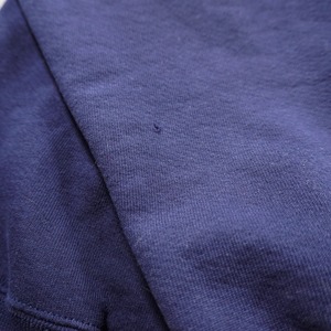 90s L.L.Bean × Russell henry neck sweatshirt solid navy XL 古着