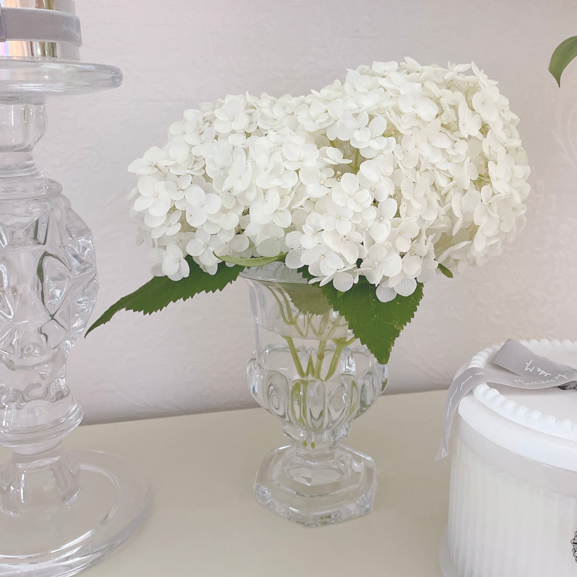 Crystal flower vase / クリスタルフラワーベース スタンダード