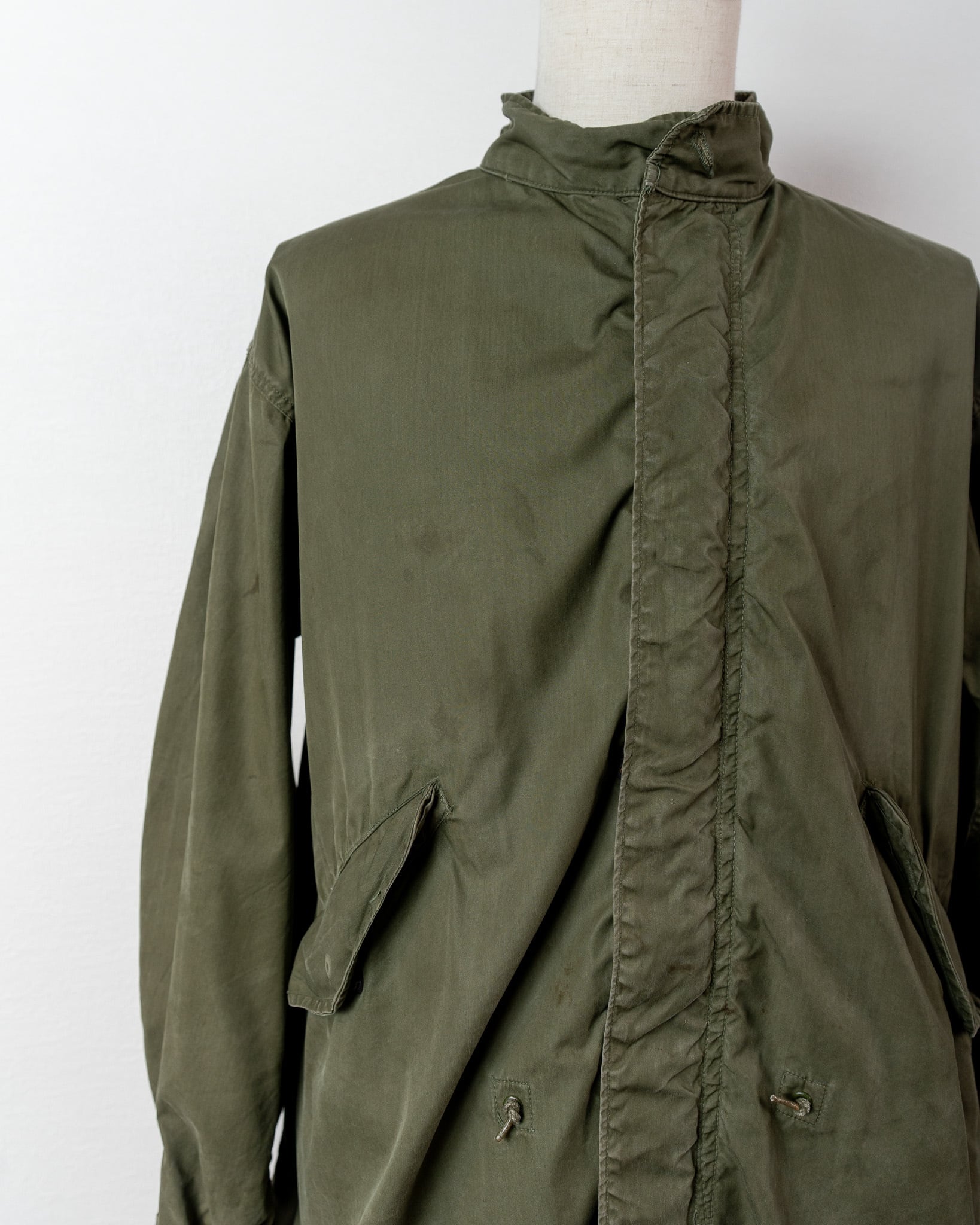 MEDIUM】Aluminum Zipper U.S.Army M-65 Field Parka Shell アメリカ軍