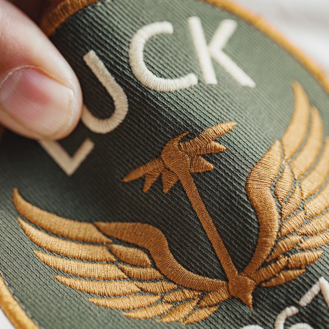 Vintage Patch Embroidery Shirt / ヴィンテージ ワッペン 刺繍 長袖 シャツ