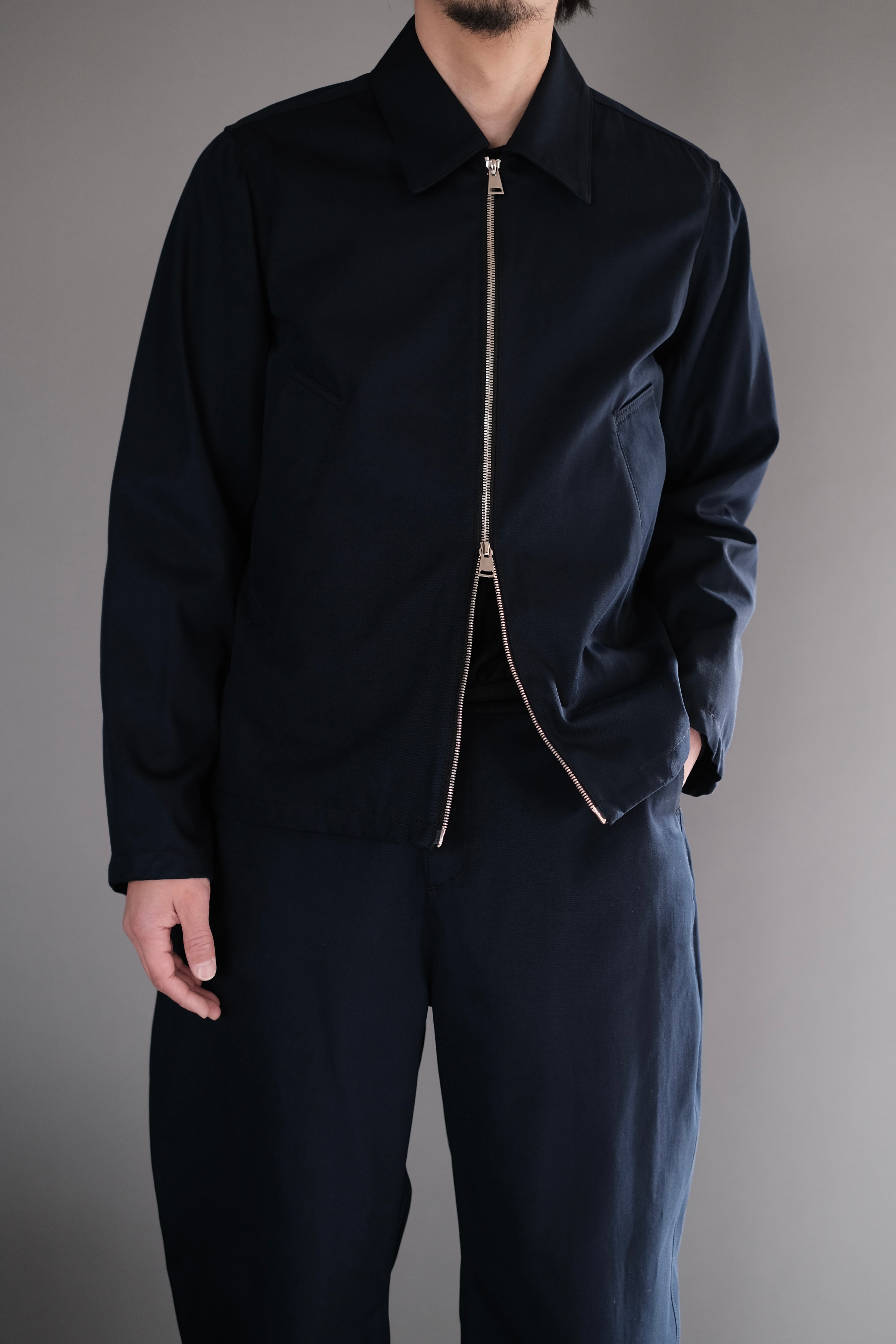 OUAT / 008.5- NAVY WORK JACKET | LIVING