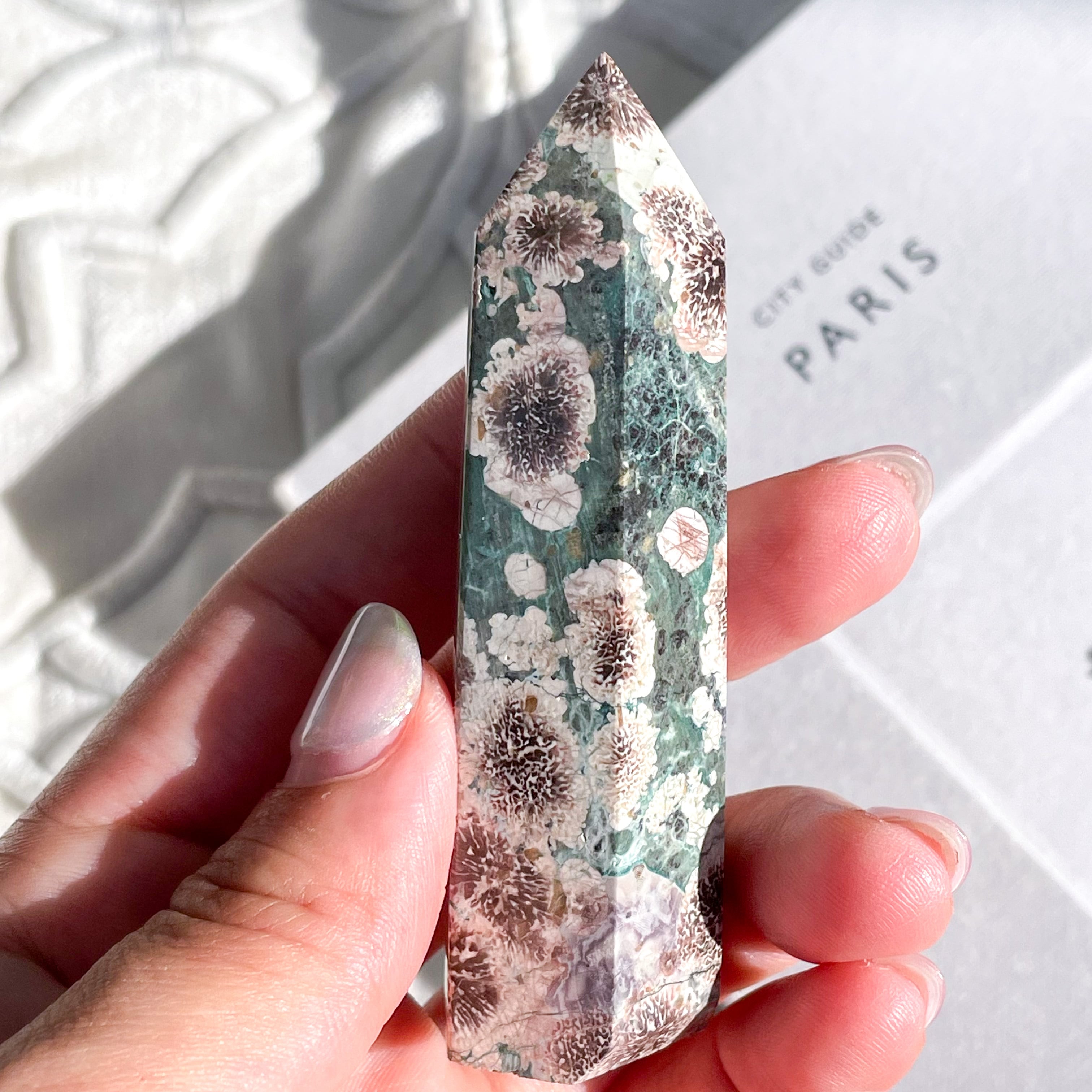 Green Flower Jasper Point 29 ✧ グリーンフラワージャスパー | FLUXY