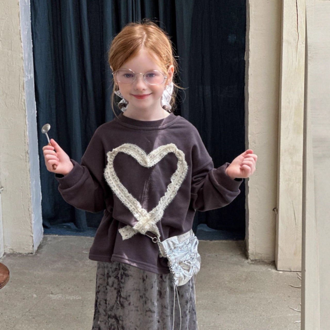 秋レースハートデザイントレーナー