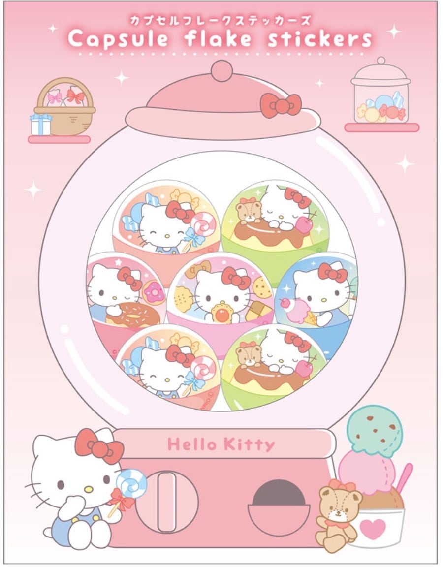 予約販売】サンリオキャラクターズカプセルフレークシール | SEALSHOP