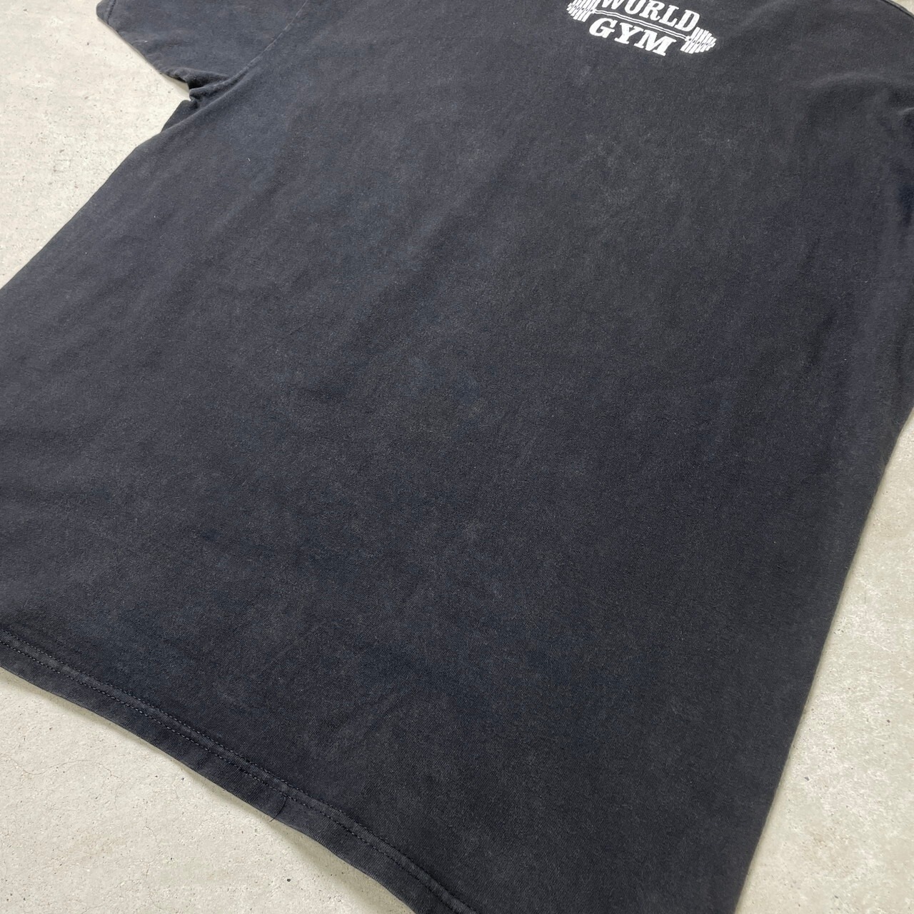 90年代 WORLD GYM ワールドジム アドバタイジングプリント Tシャツ 