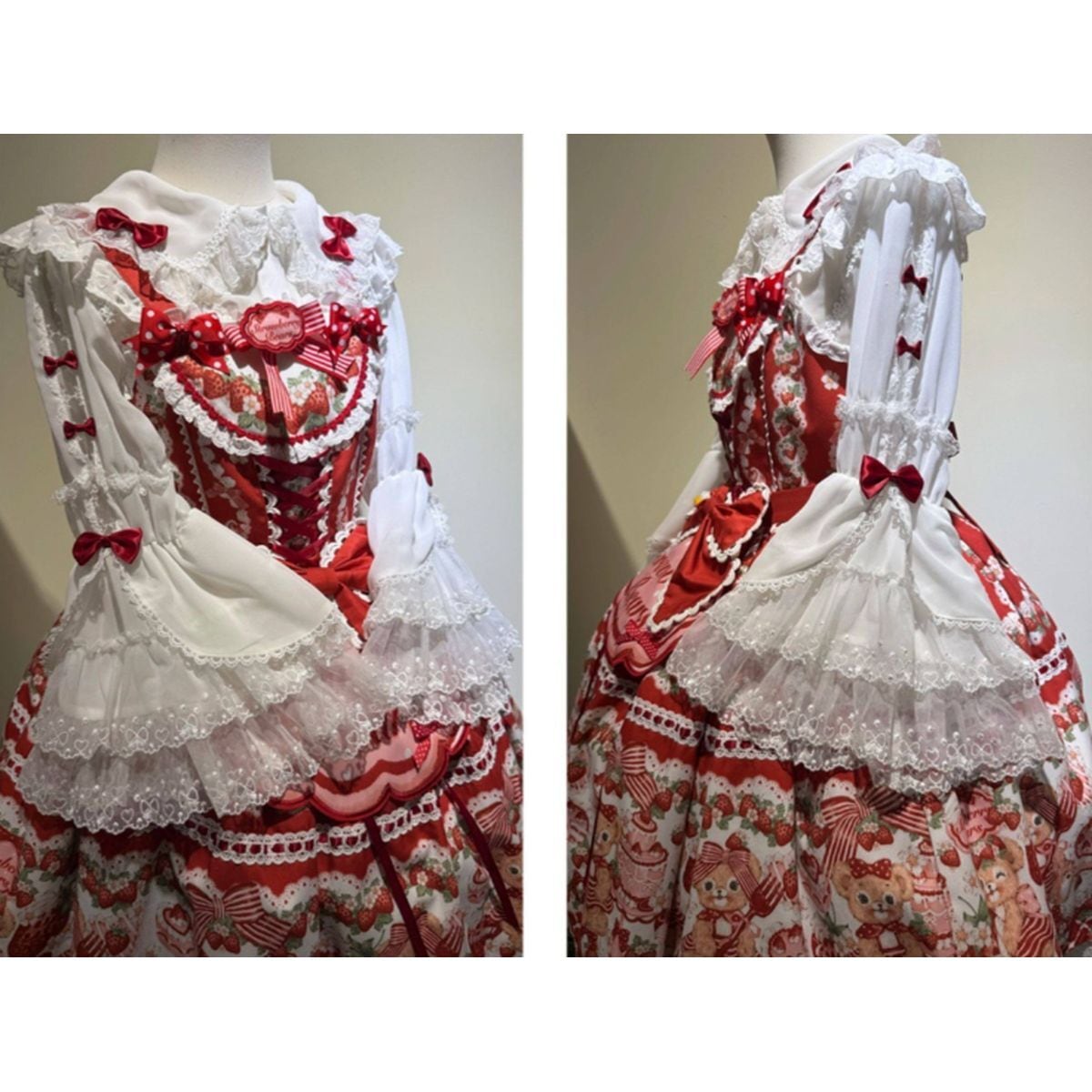 新品未使用！ロリィタ　姫袖ブラウス フリルロリィタ姫袖ブラウス | Maiden's Rêve