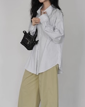 Stripe oversize Shirt N1031