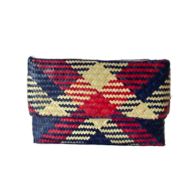 Rectangular colourful basket M w24.5cm×15cm×h15.5cm 四角カラフル蓋付き収納かご