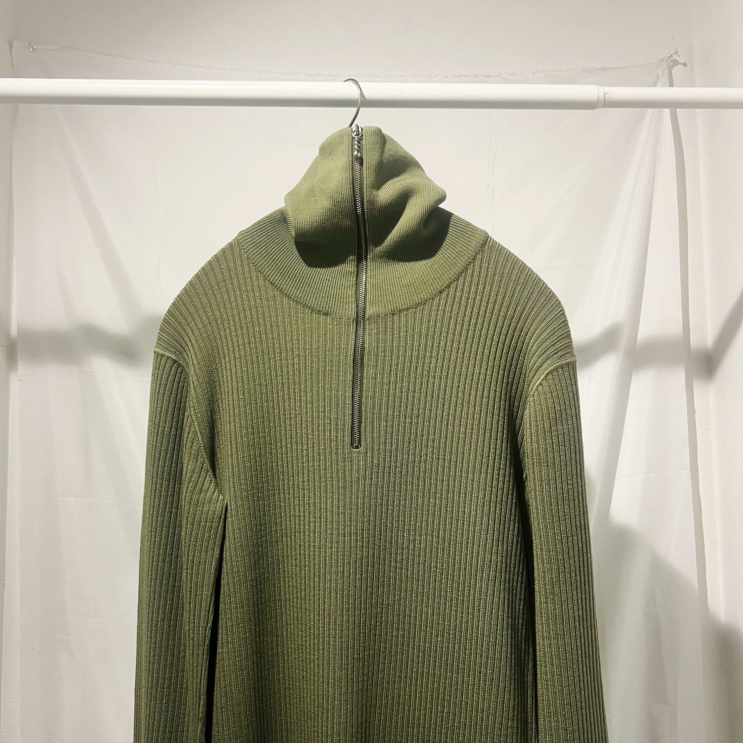 JIL SANDER ハーフジップニットワンピース JIL SANDER ハーフジップニットワンピース