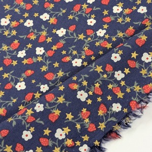 リバティ・ファブリックス　タナローン　Isabel Sparkle　イザベル・スパークル　ネイビー　約108×50cm