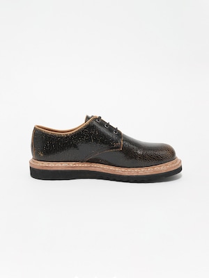 OUR LEGACY　TRAMPLER SHOE　Fractured Black Leather　A2247TFB